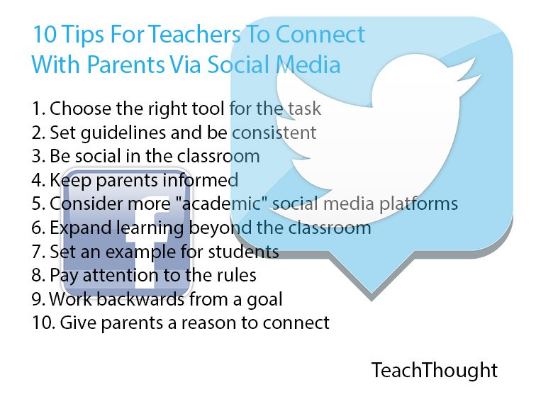 10 Tips For Teachers To Connect With Parents Via Social Media