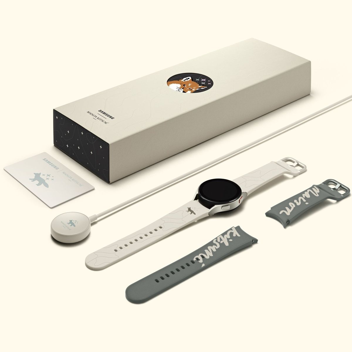 Samsung Galaxy Watch 4 and Buds 2 are now available in special Maison Kitsuné Edition