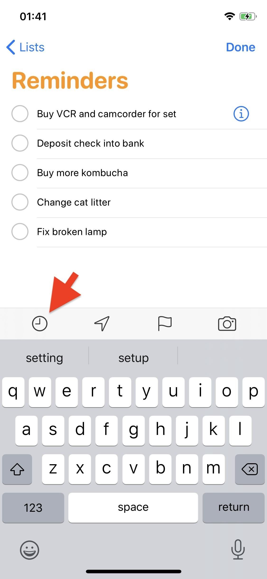 Set Reminders to Alert You on a Particular Day & Time on iOS 13