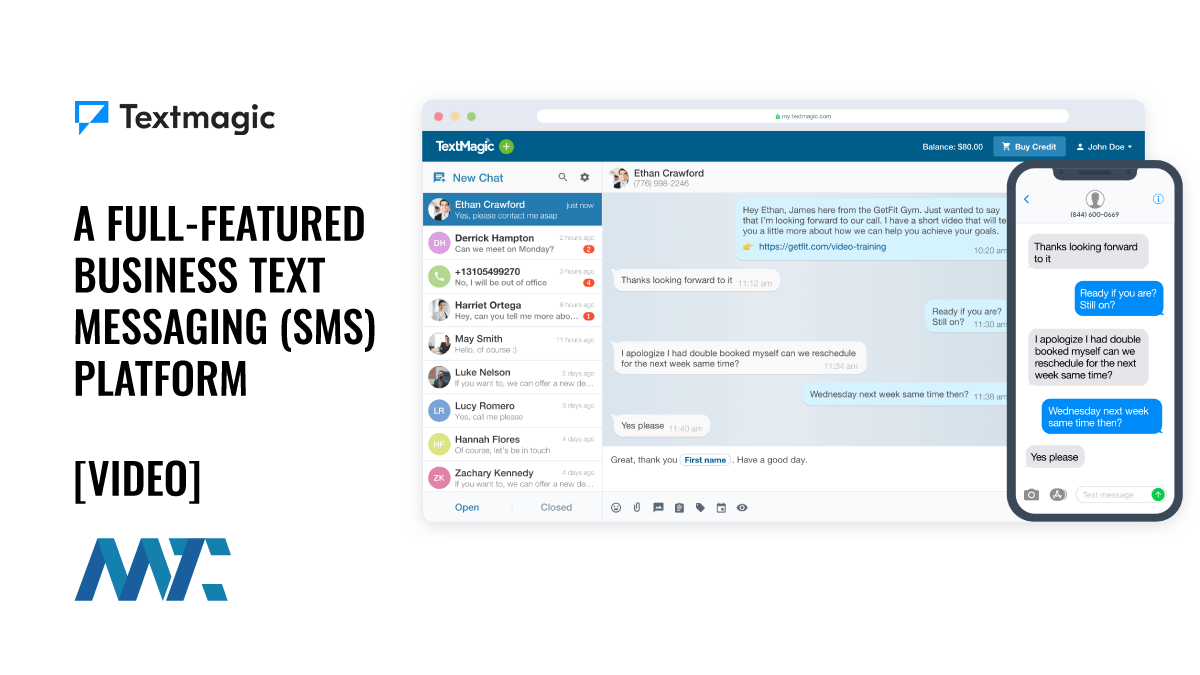 Textmagic: SMS Platform for Enterprise Text Messaging