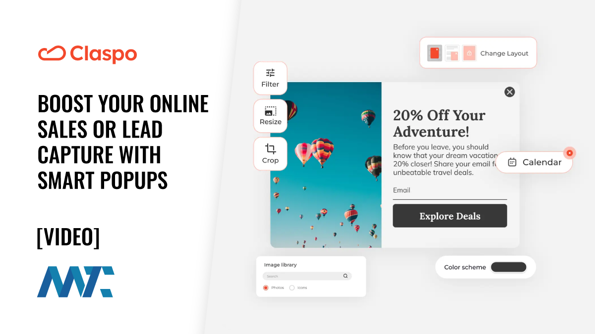 Claspo: Email, Lead, E-Commerce Smart Popup Builder