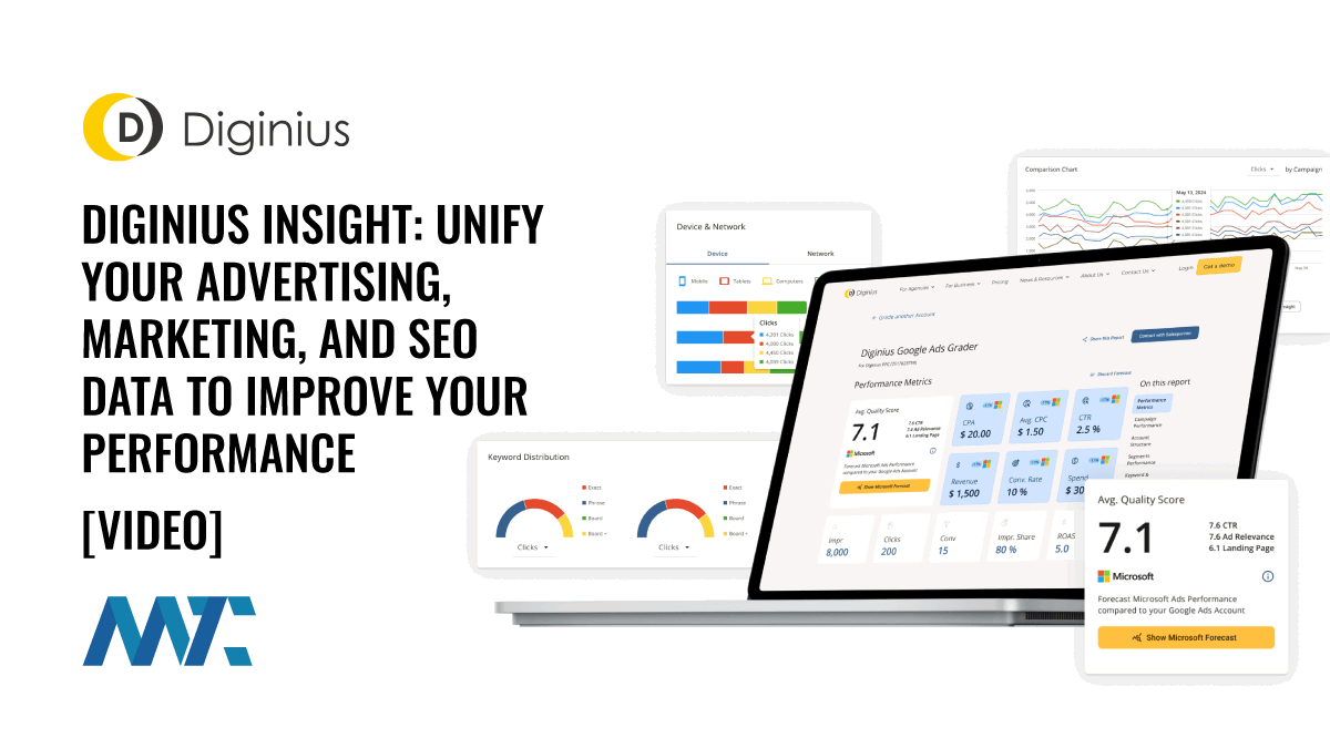 Diginius: Unified Data Dashboard for Ads, SEO, and Marketing Performance Reporting