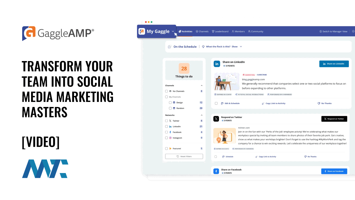 GaggleAMP: Social Media Advocacy Platform for Companies