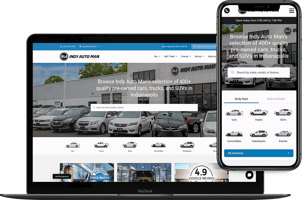 Overfuel: Used Car Dealership Inventory, CMS, SEO, and Lead Generation Platform